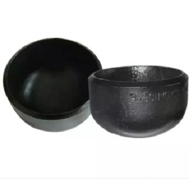 Black steel pipe caps